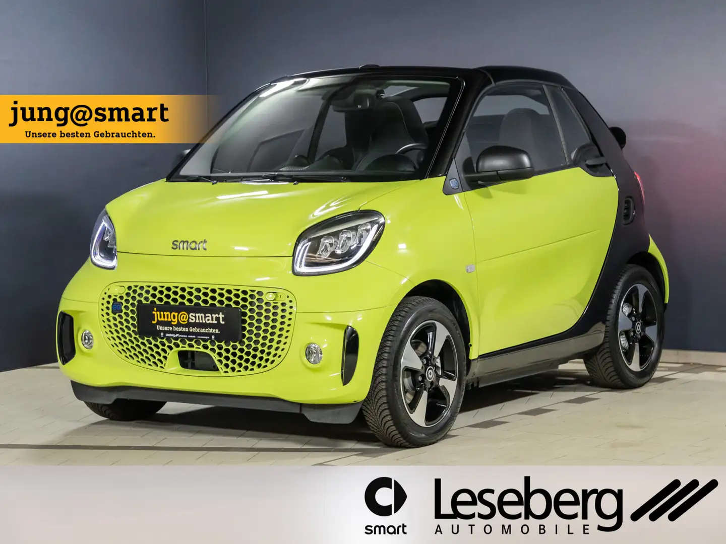 smart forTwo ForTwo Cabriolet EQ Passion LED/22 kW/DAB/Kamera Grün - 1