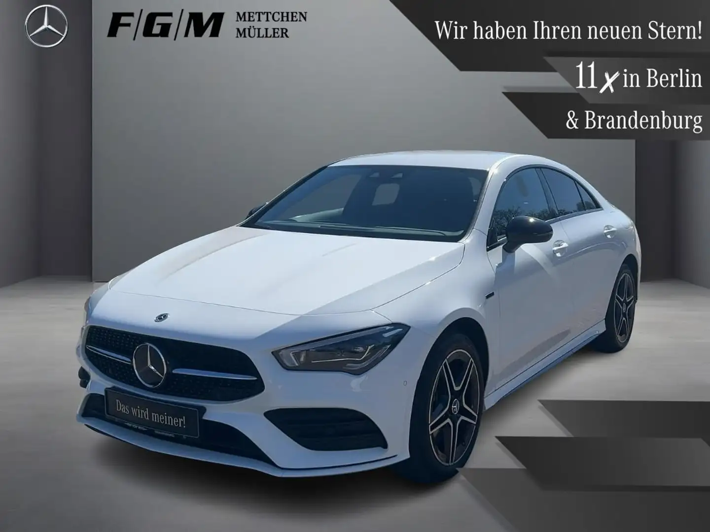 Mercedes-Benz CLA 250 e AMG Line MBeam|TWA|Night|Sitzhz|Kam Weiß - 1