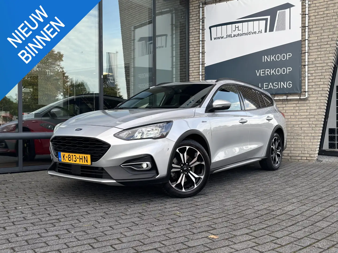 Ford Focus Wagon 1.0 EcoBoost Hybrid Active*ECC*NAVI*ACC*HAAK Grijs - 1