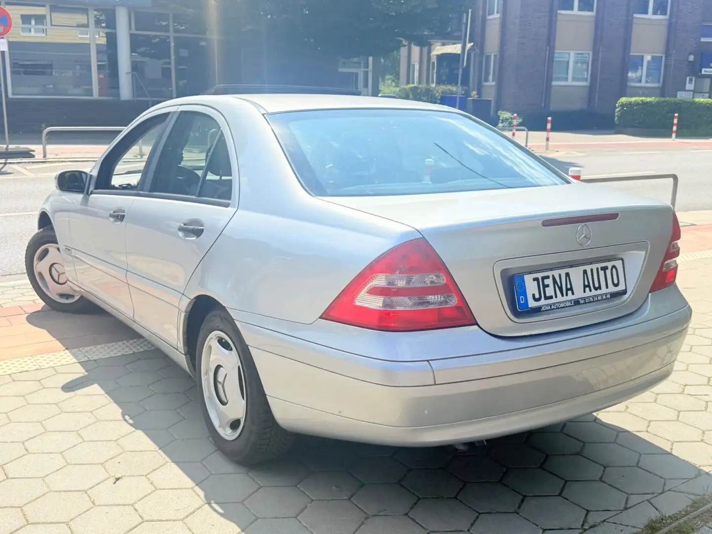 Mercedes-Benz C 200 KOMPRESSOR 1.Hand Orig. 56 tkm Klima Argent - 2