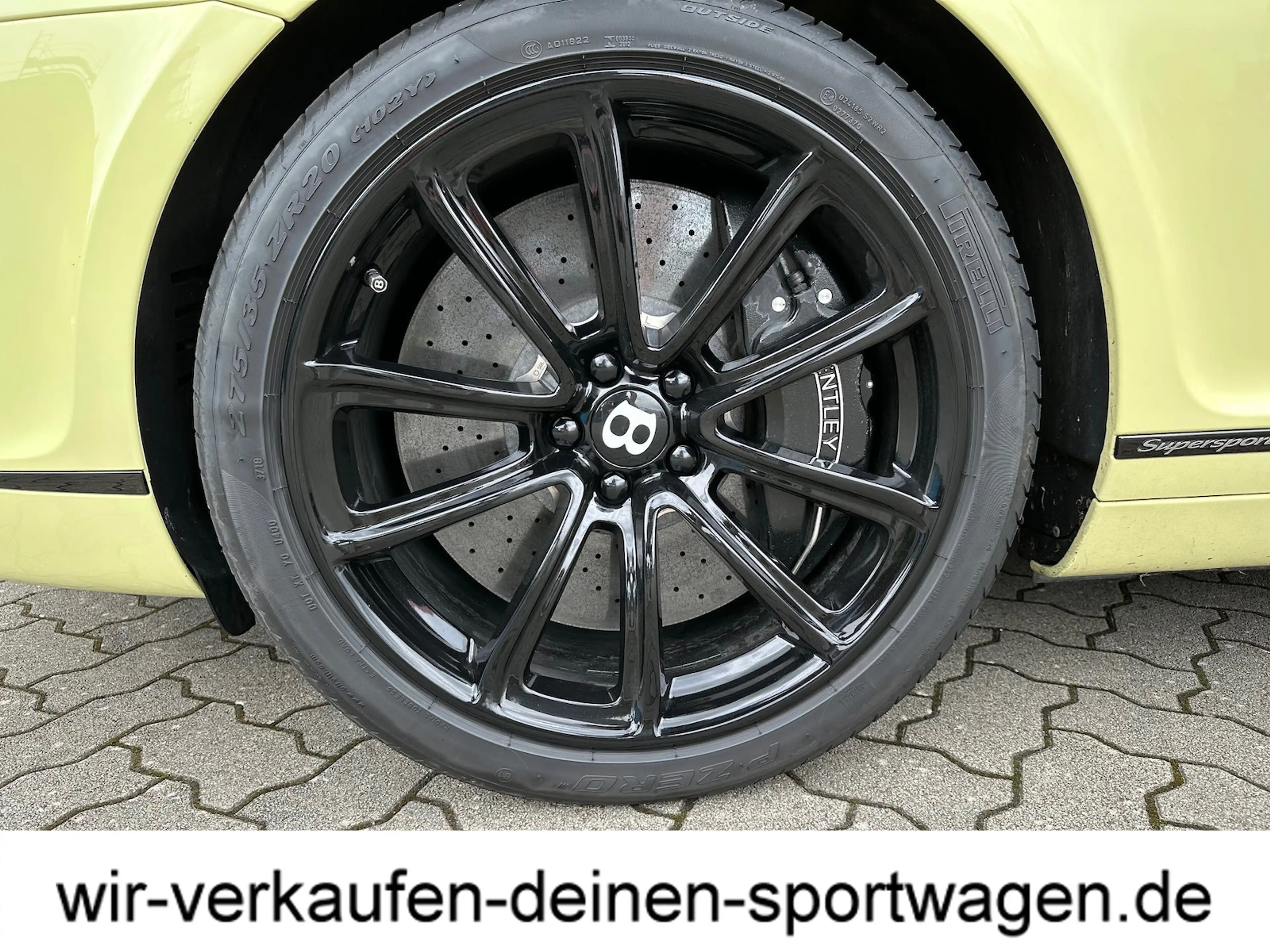 Bentley Continental Carbon-Sportsitze Windschott unfallfrei lückenl. B — photo 14
