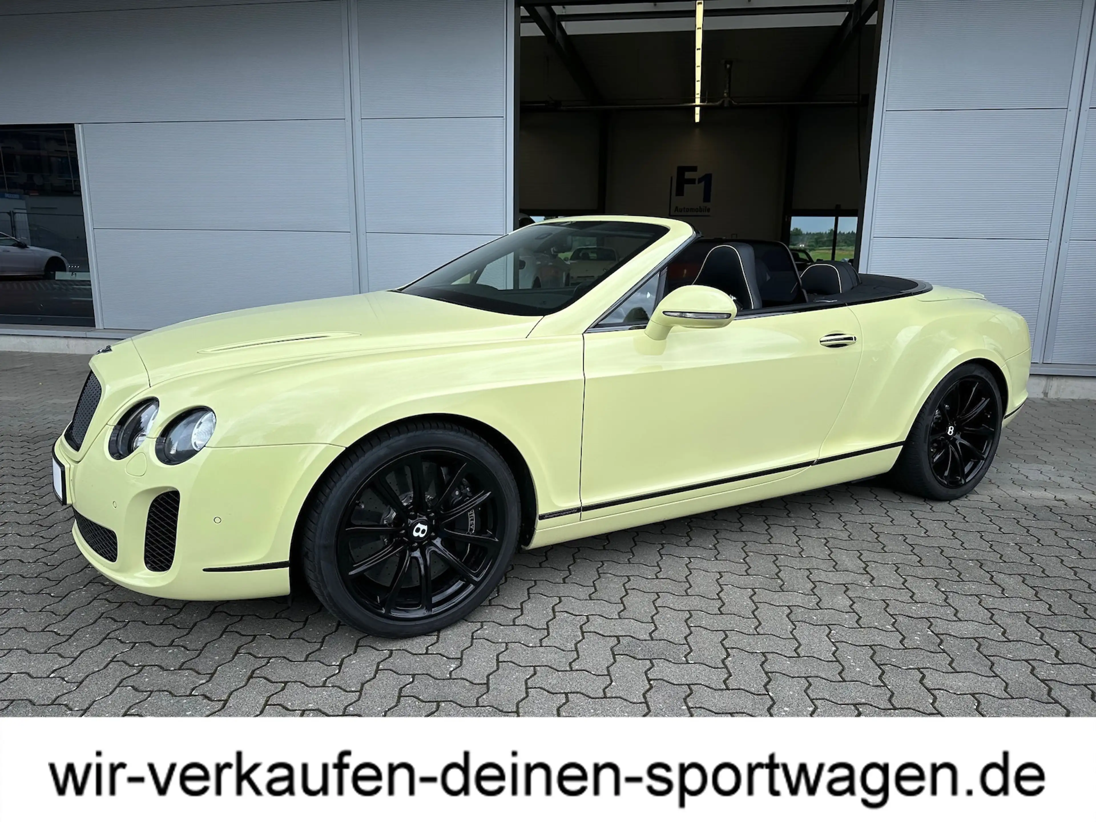 Bentley Continental Carbon-Sportsitze Windschott unfallfrei lückenl. B — photo 2