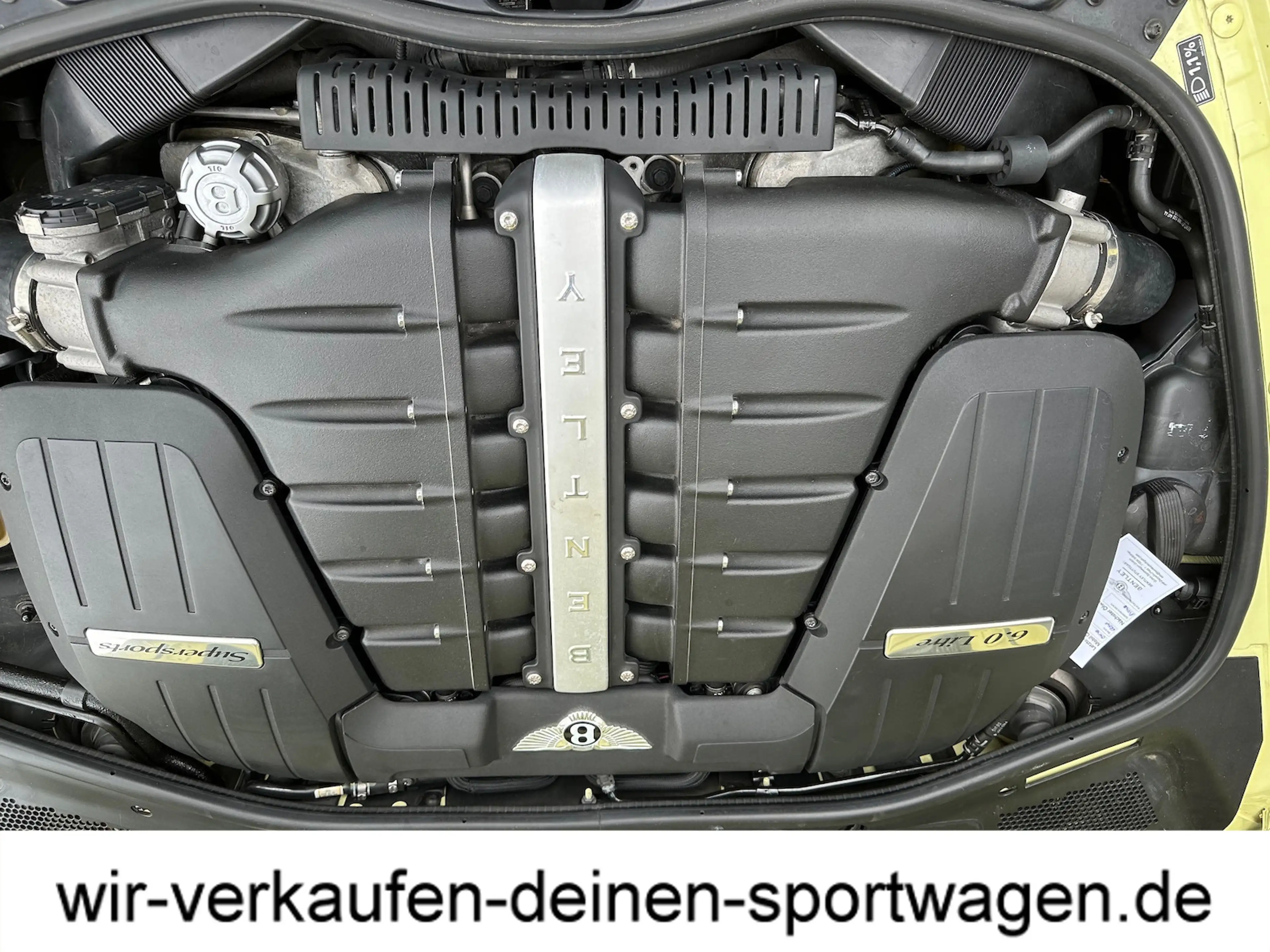 Bentley Continental Carbon-Sportsitze Windschott unfallfrei lückenl. B — photo 15