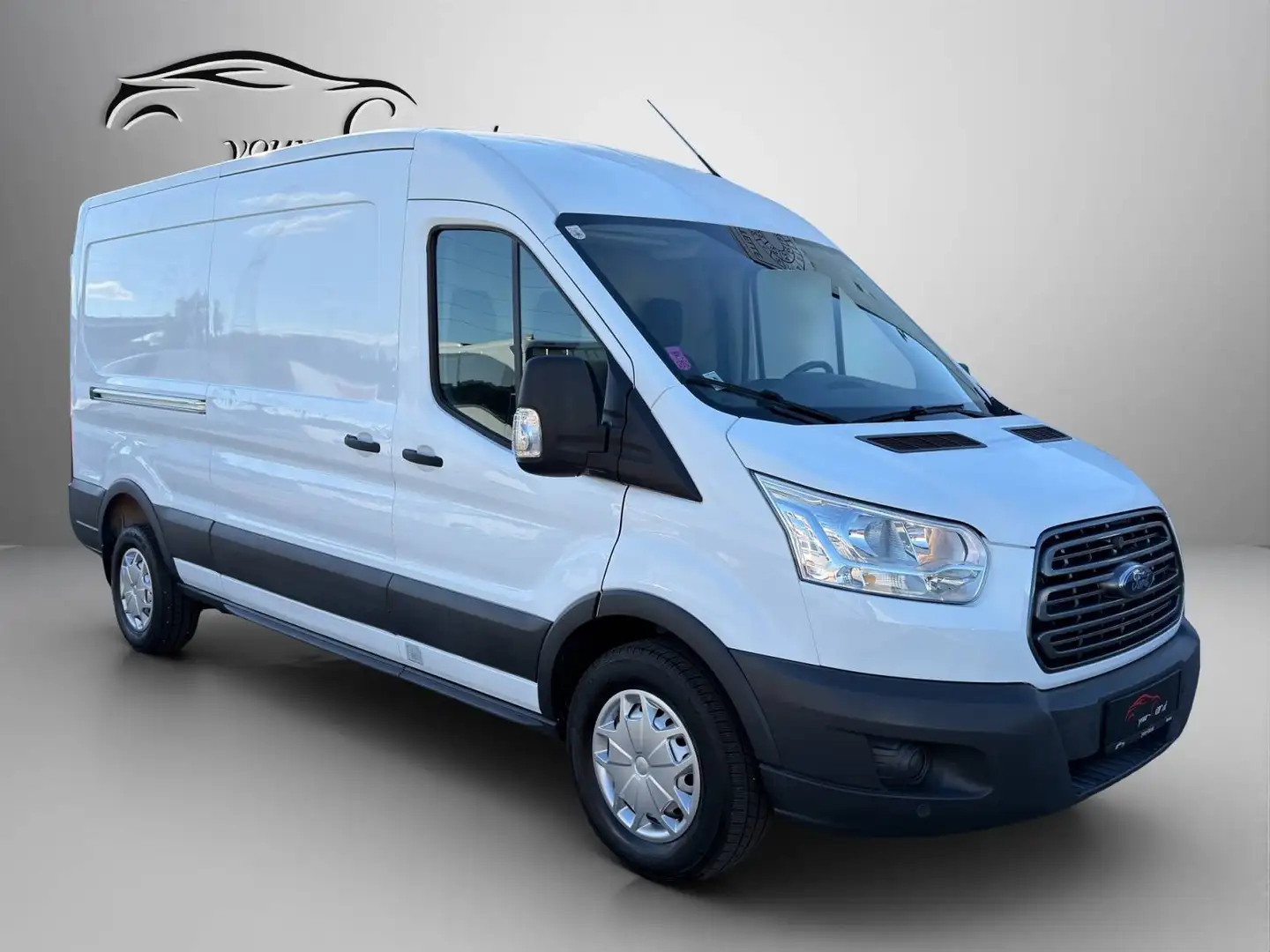 Ford Transit Kasten 2,0 TDCi L3H2 350 Trend *1. Besitz, MwSt., 2x Schiebetür* Weiß - 1