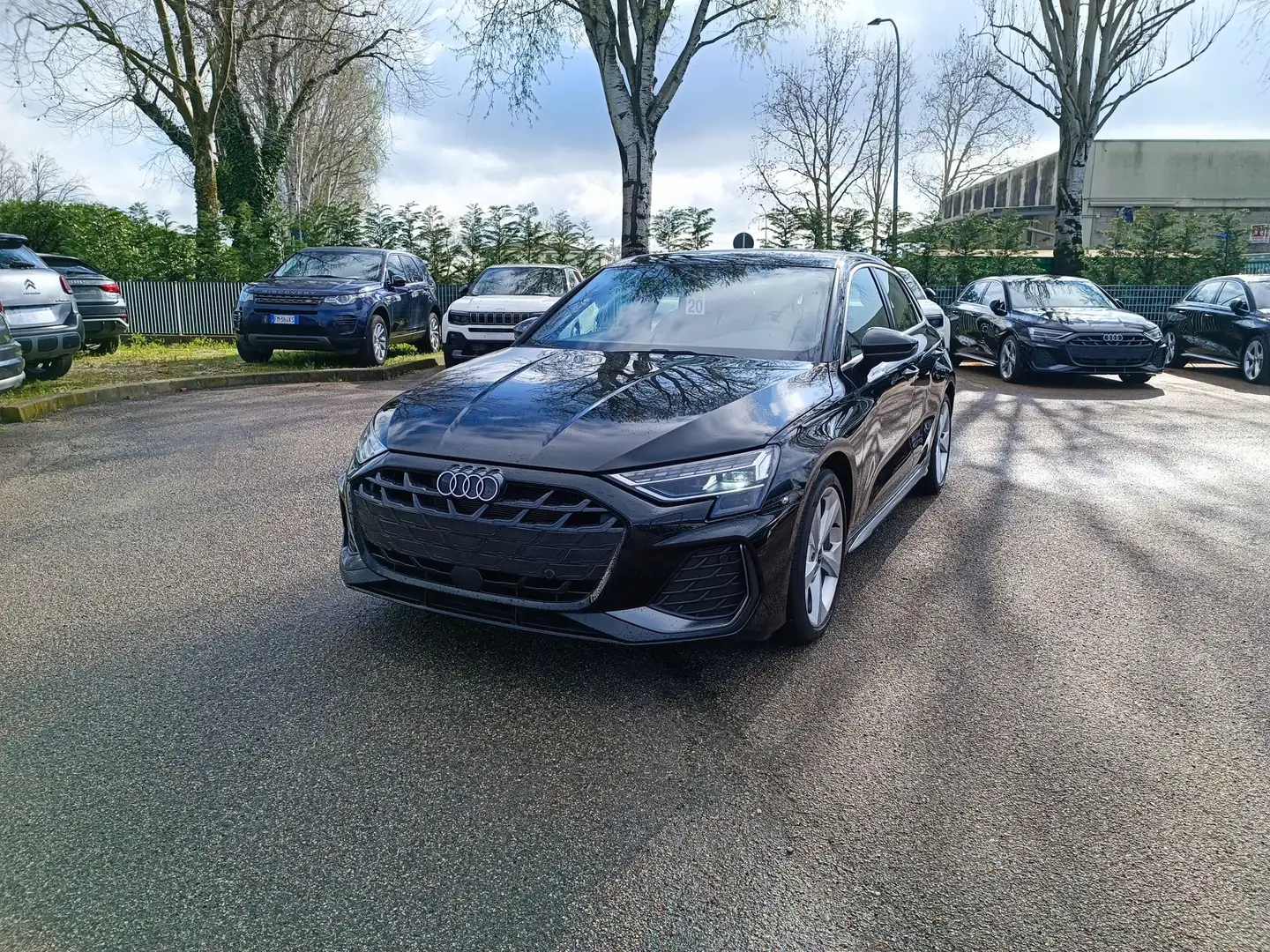 Audi A3 SPB 35 TDI S tronic S line RESTYLING TETTO PREZZO Nero - 1