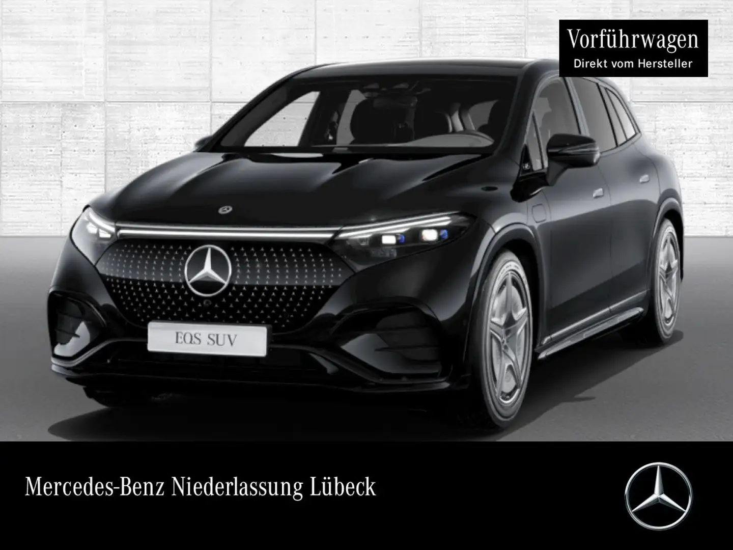 Mercedes-Benz EQS SUV EQS 450 SUV AMG Fahrass Fondent Pano Burmester HUD Noir - 1