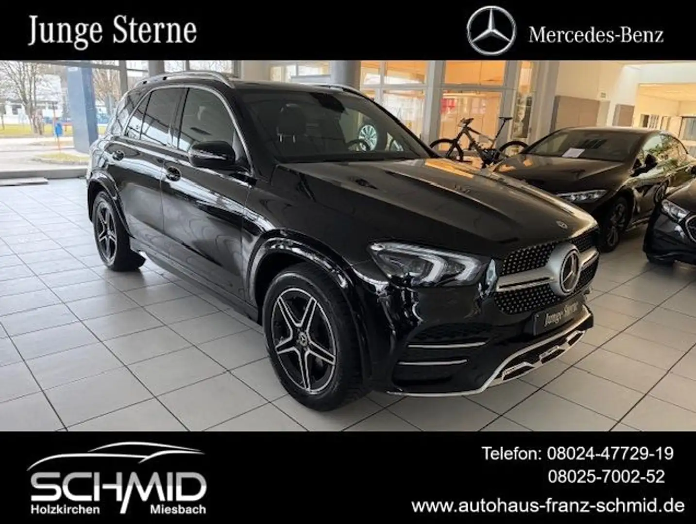Mercedes-Benz GLE 350 de 4M AMG Line FAP Pano AHK MBeam Distro Schwarz - 1