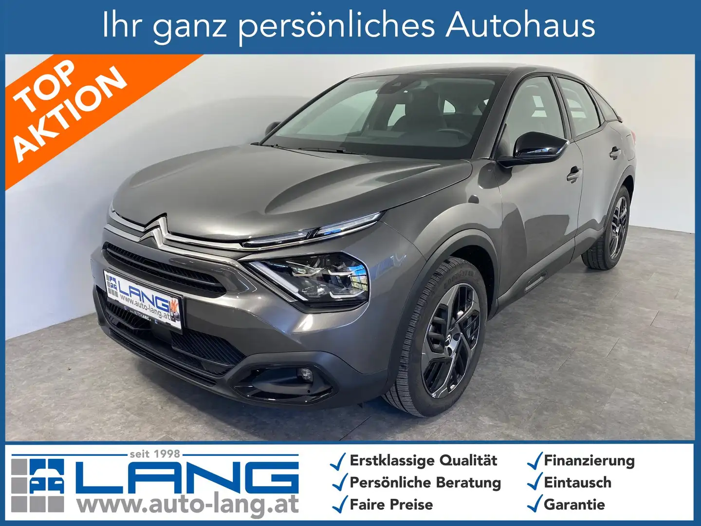 Citroen C4 1.2 PureTech 130 Plus LED*RFK*NAVI 96 kW (131 P... Grau - 1