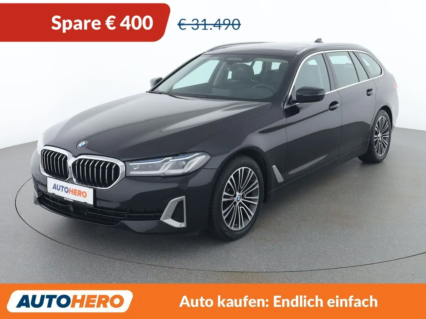 BMW 520 520d Mild-Hybrid Luxury Line Schwarz - 1