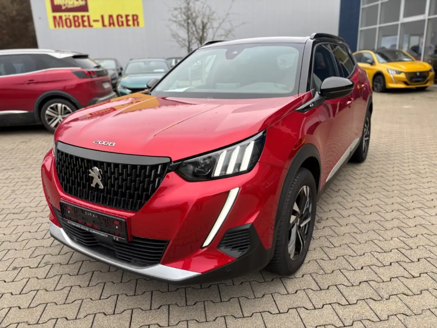 Peugeot 2008 GT Pure Tech 130 PS Automatik, Panoramadach,Rückfa Rouge - 2