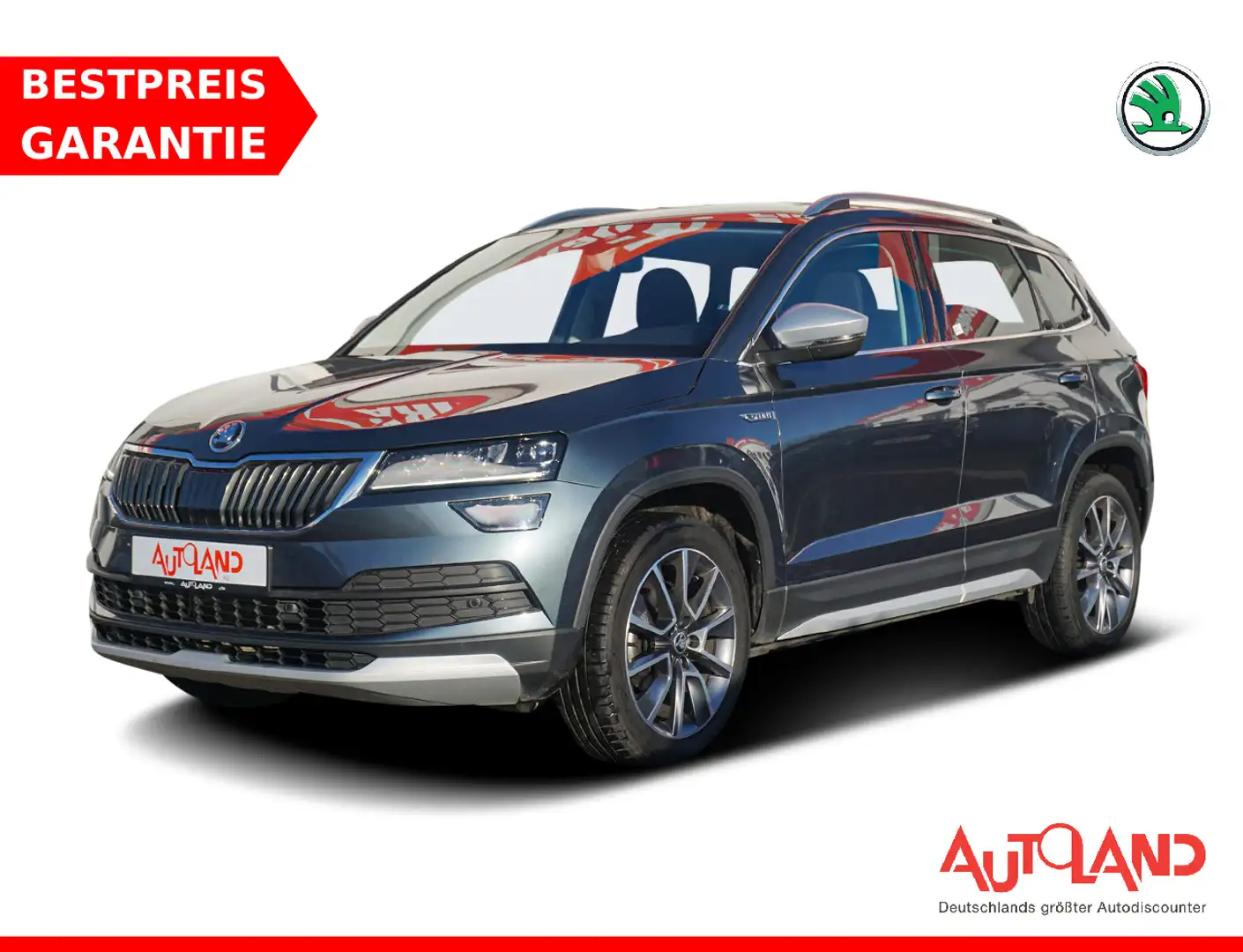 Skoda Karoq Scout 1.5 TSI DSG LED Navi Kamera AHK ACC Gris - 1