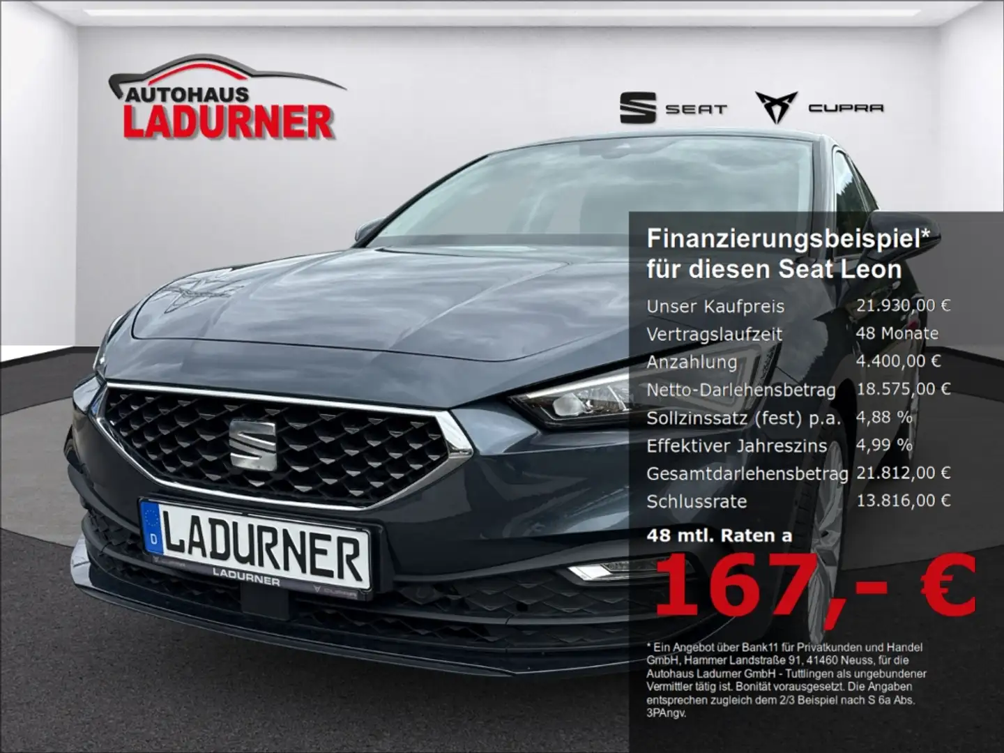 SEAT Leon Xcellence 1.4 e-HYBRID DSG Navi ACC LED SHZ Grijs - 1