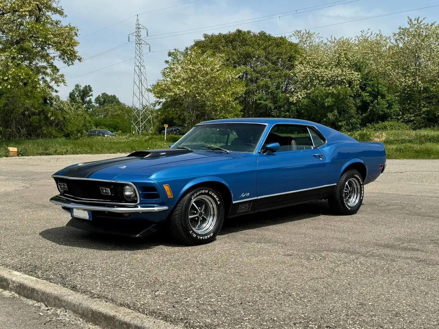 Ford Mustang mach 1 Blue - 1