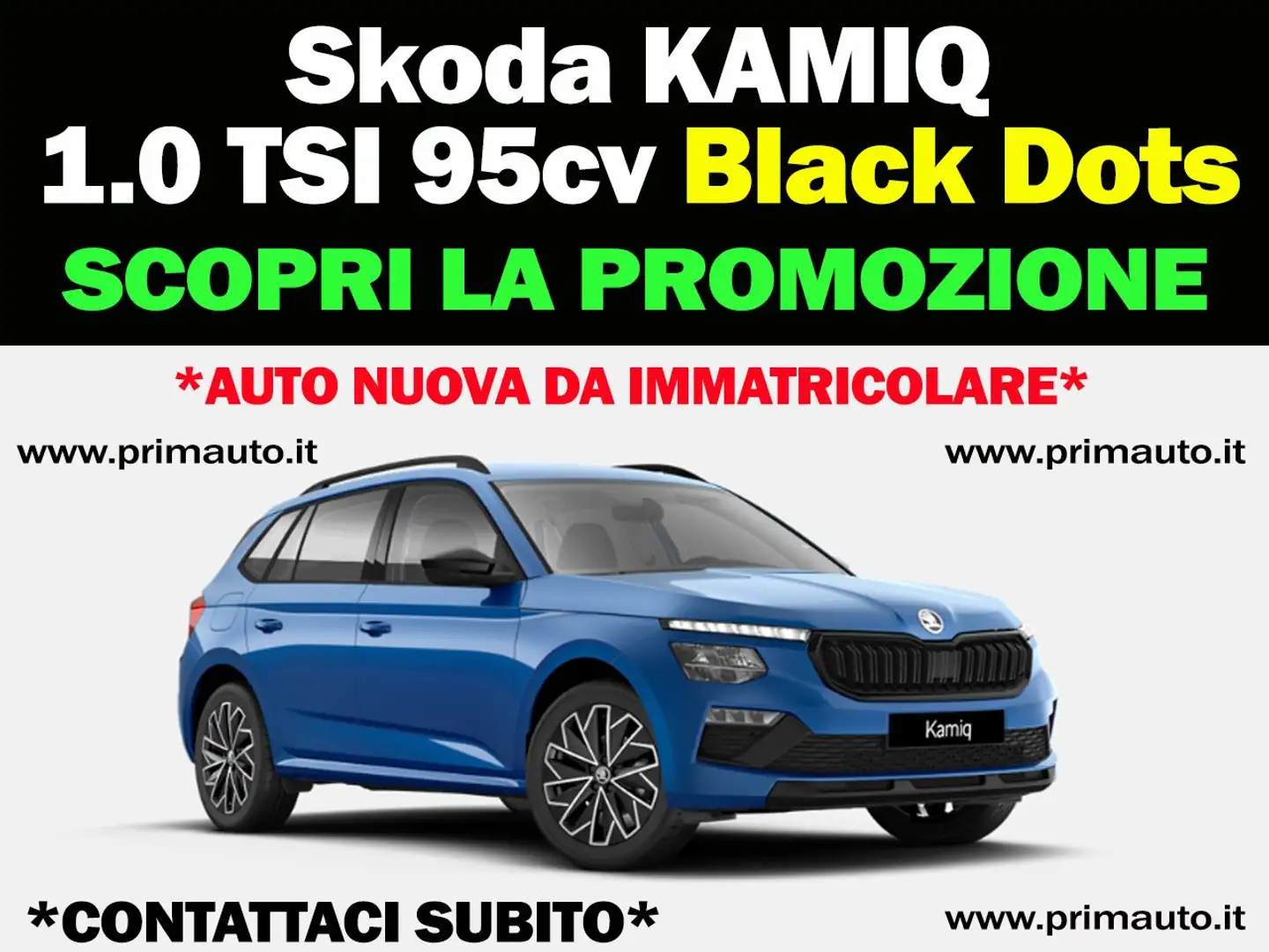Skoda Kamiq 1.0 TSI "Black Dots" 95cv - OFFERTA! (#0425) Blu/Azzurro - 1