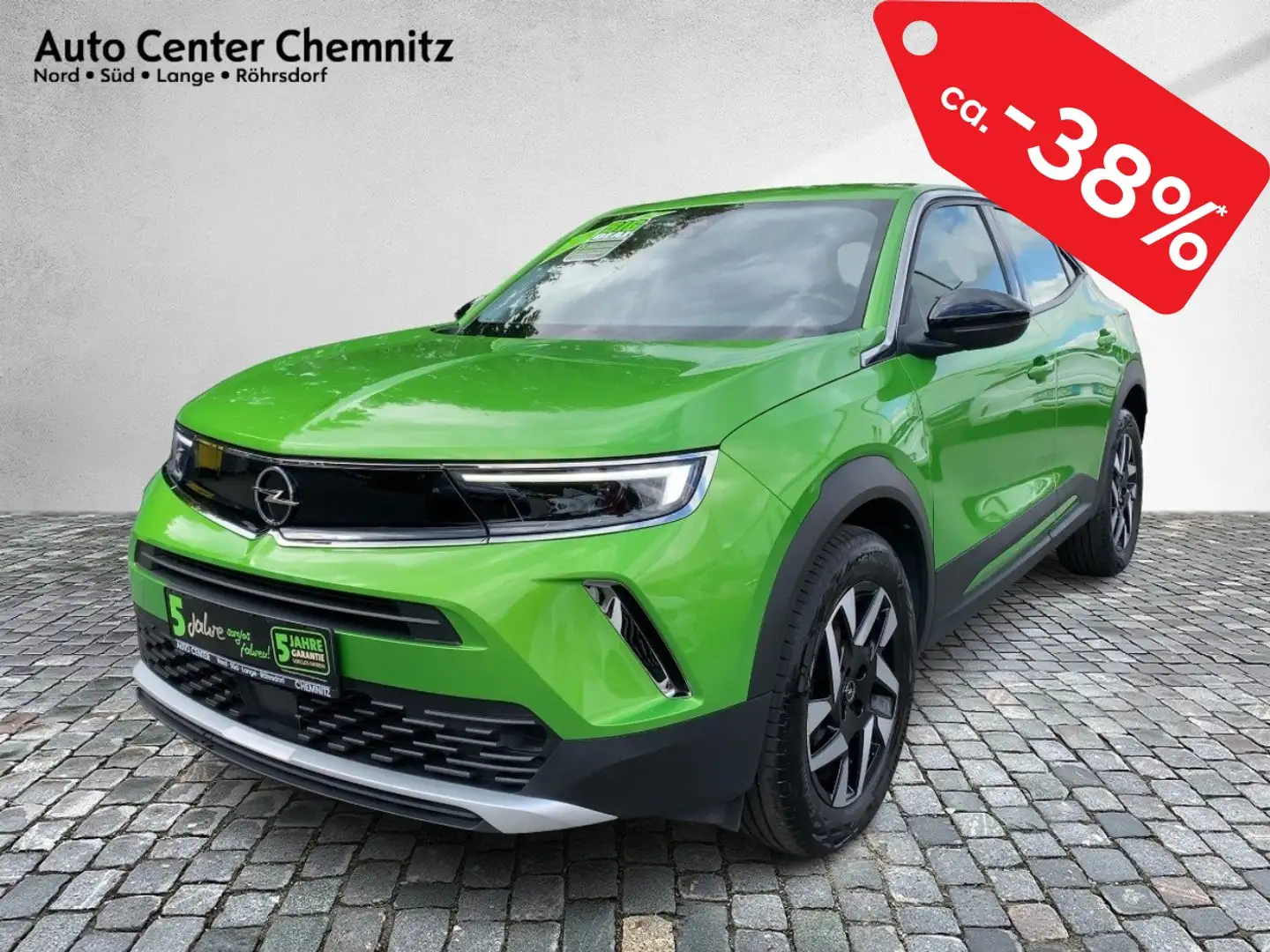 Opel Mokka 1.2 Elegance LED/Teilleder/KlimaA/PDC/180° Verde - 2