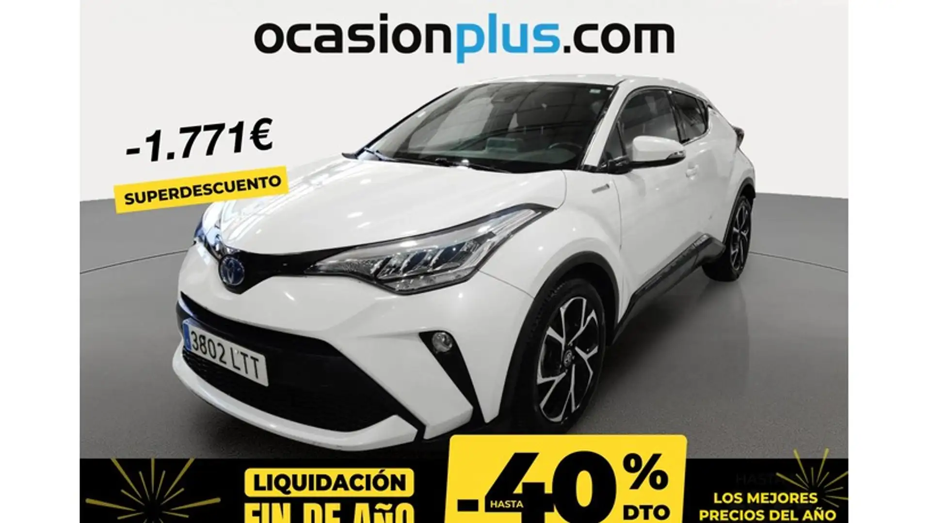 Toyota C-HR 125H Advance Blanc - 1