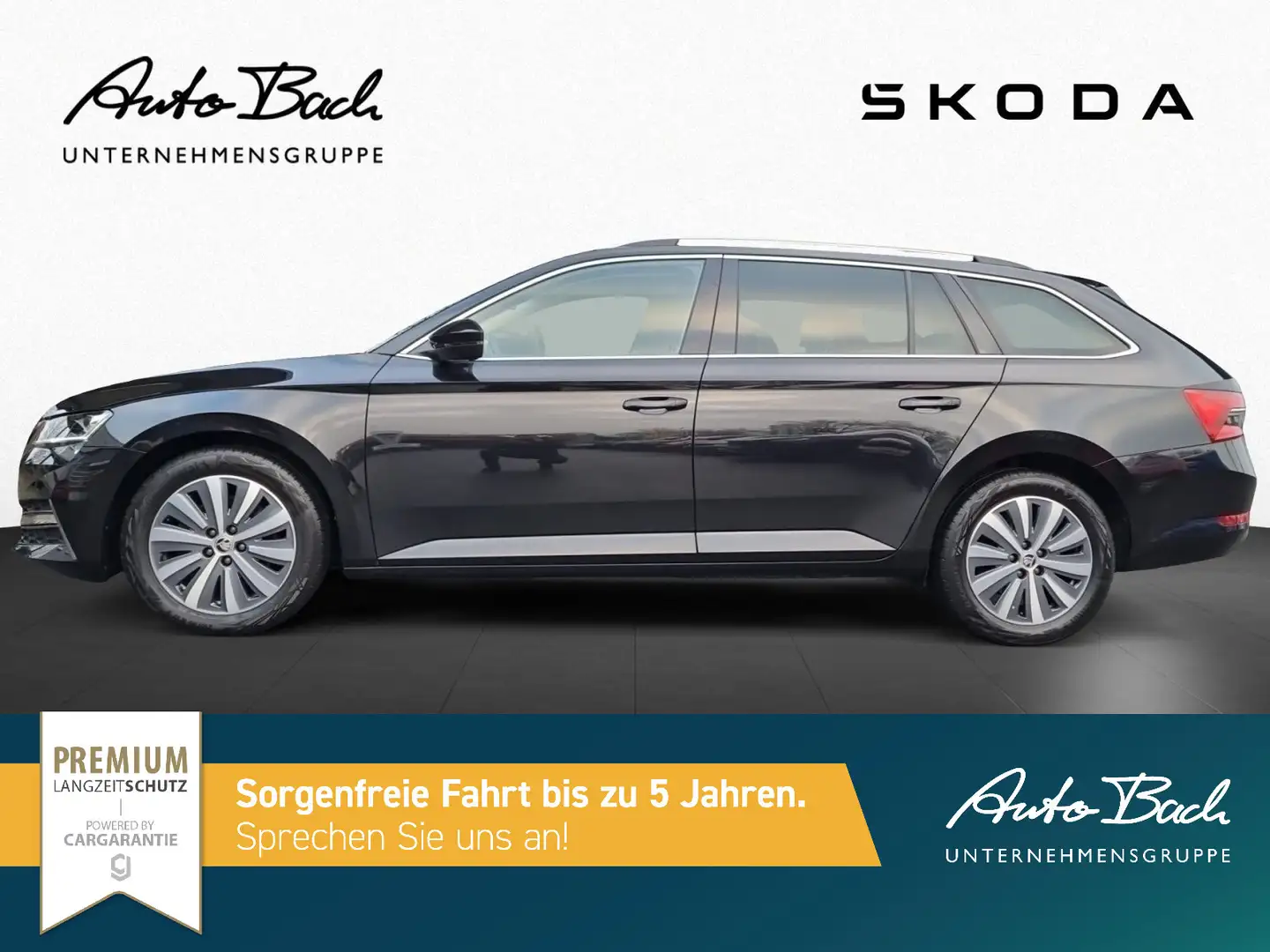Skoda Superb Combi Style 1.4 TSI Hybrid 160 kW Zwart - 2