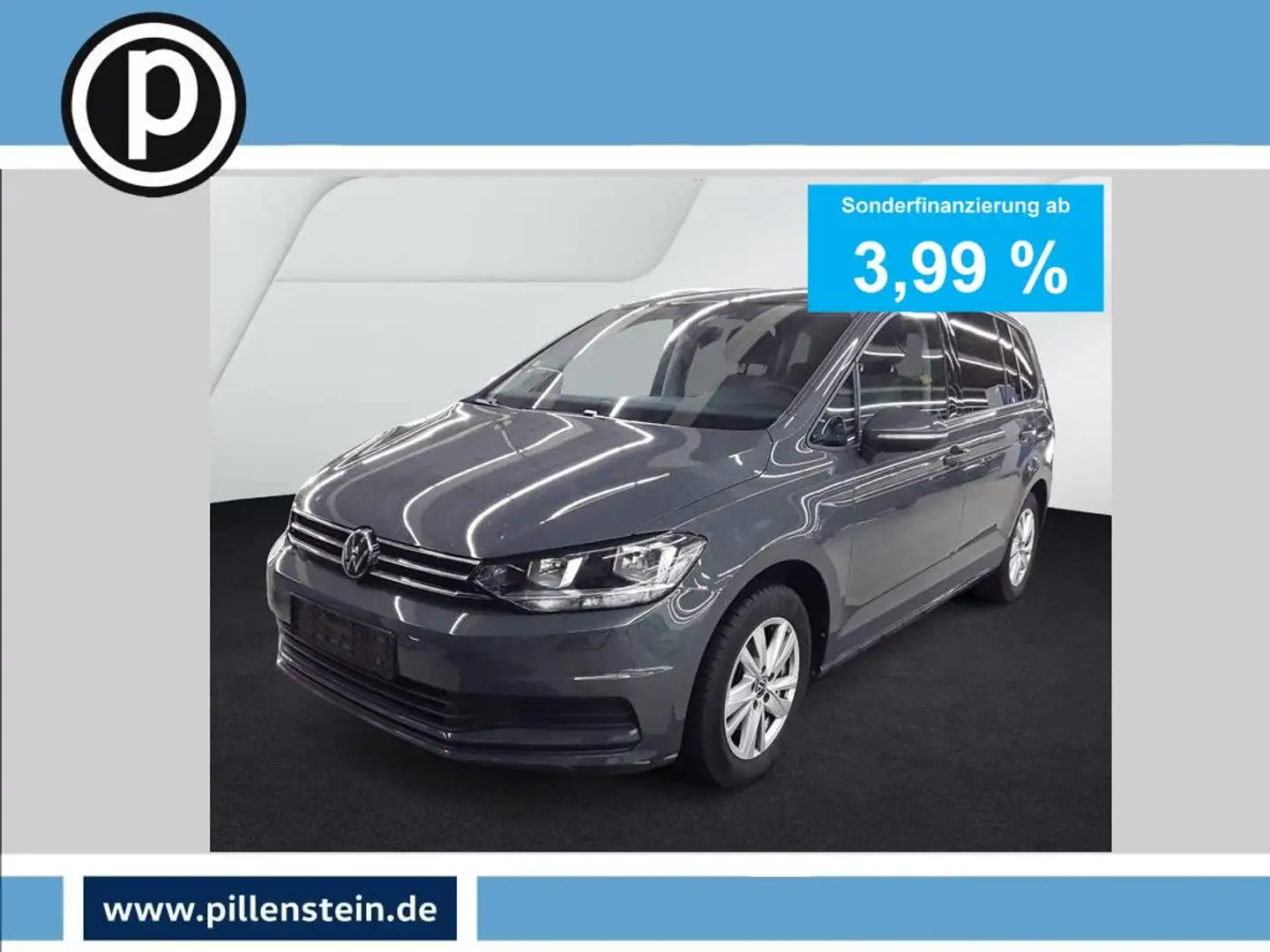 Volkswagen Touran Comfortline 1.5 TSI DSG 7-SITZE AHK KAMERA NAVI Grau - 1