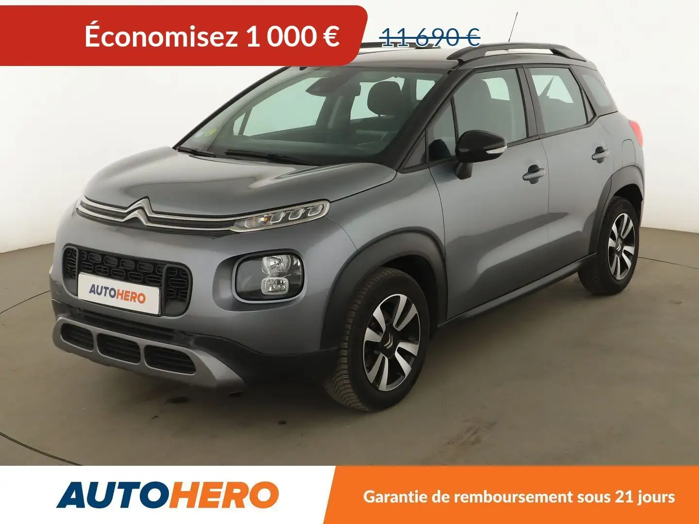 Citroen C3 Aircross 1.5 Blue-HDi Feel BV6 Gris - 1