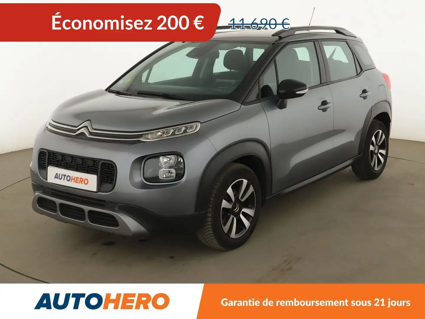 Citroen C3 Aircross 1.5 Blue-HDi Feel BV6 Gris - 1
