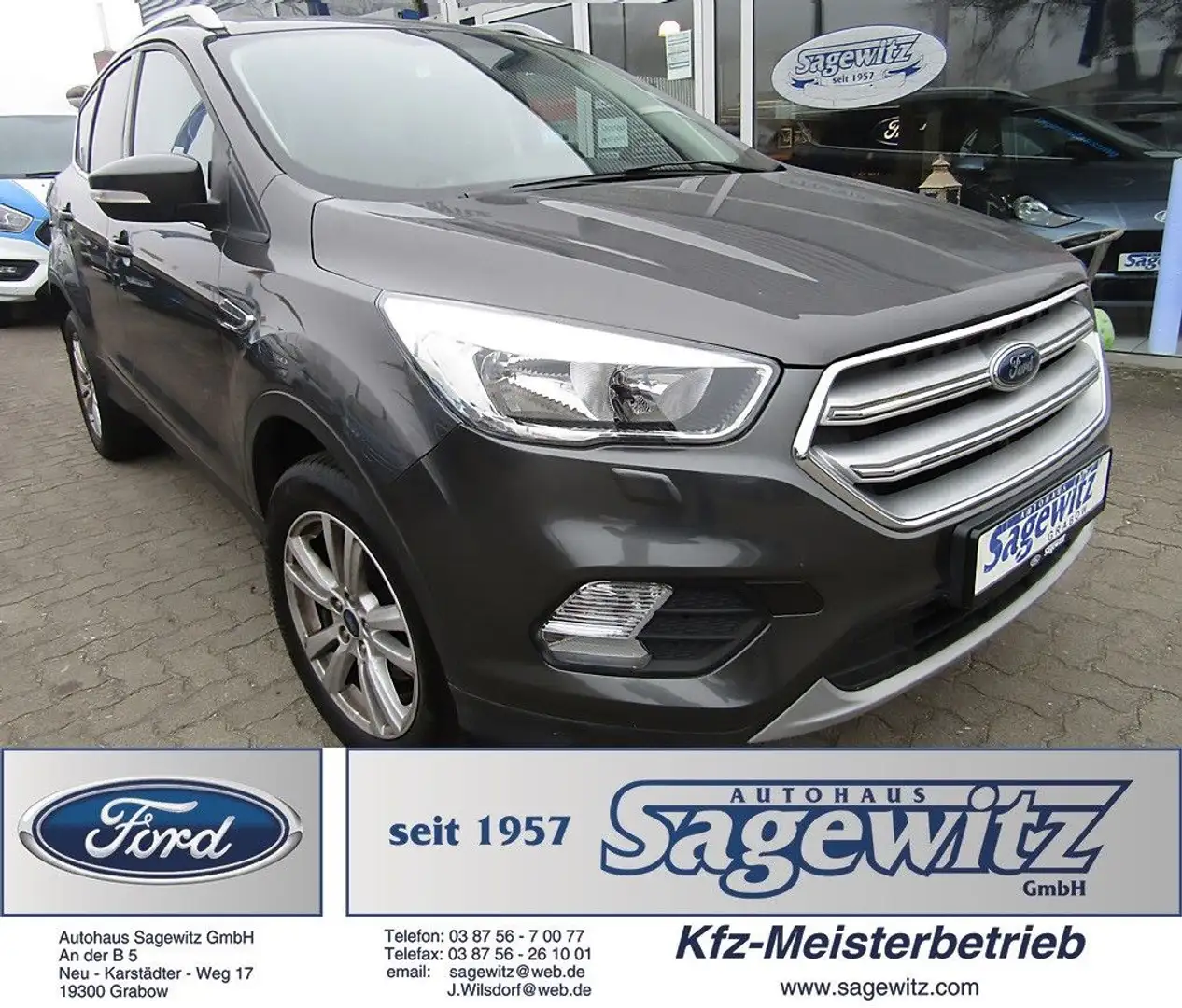 Ford Kuga 1,5 EcoBoost 4x2 110kW Trend SHZ Grau - 1