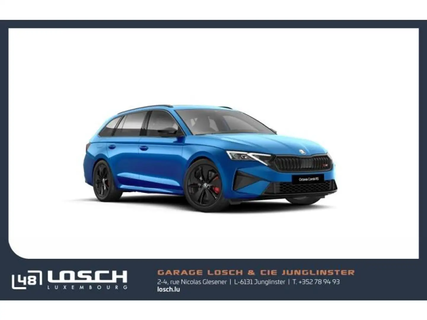 Skoda Octavia Combi RS 2.0 TSI 265 PS DSG7 Bleu - 1