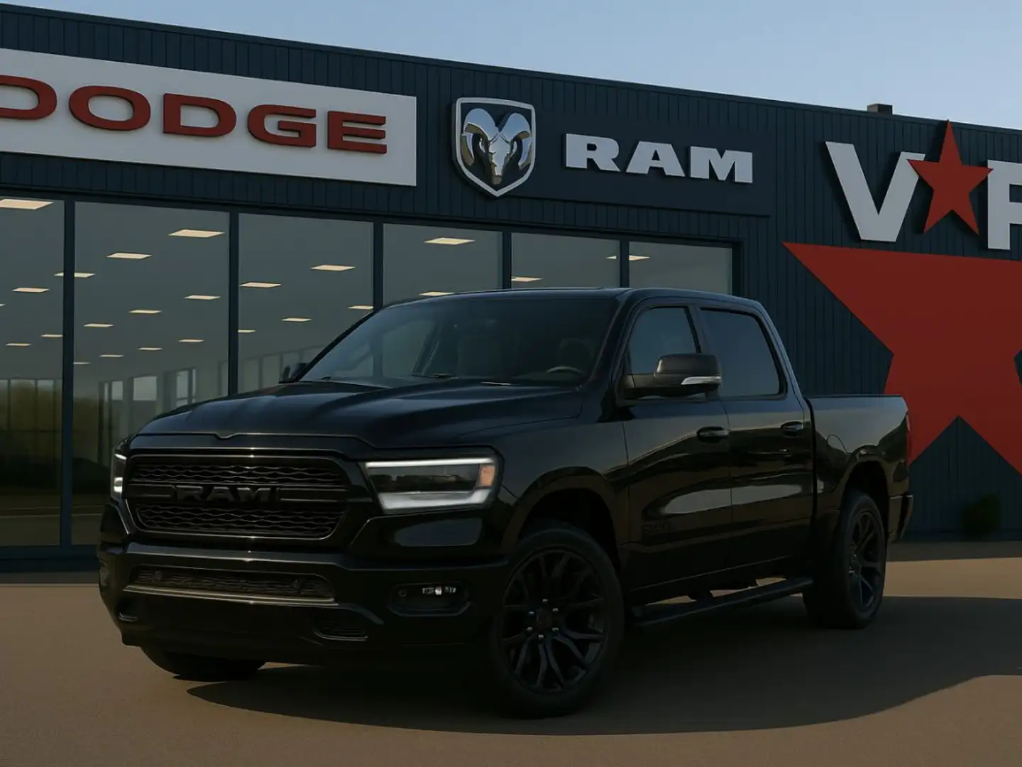 Dodge RAM Limited Crew Cab Night Edition 2025 - Pas de TVS/P Noir - 1