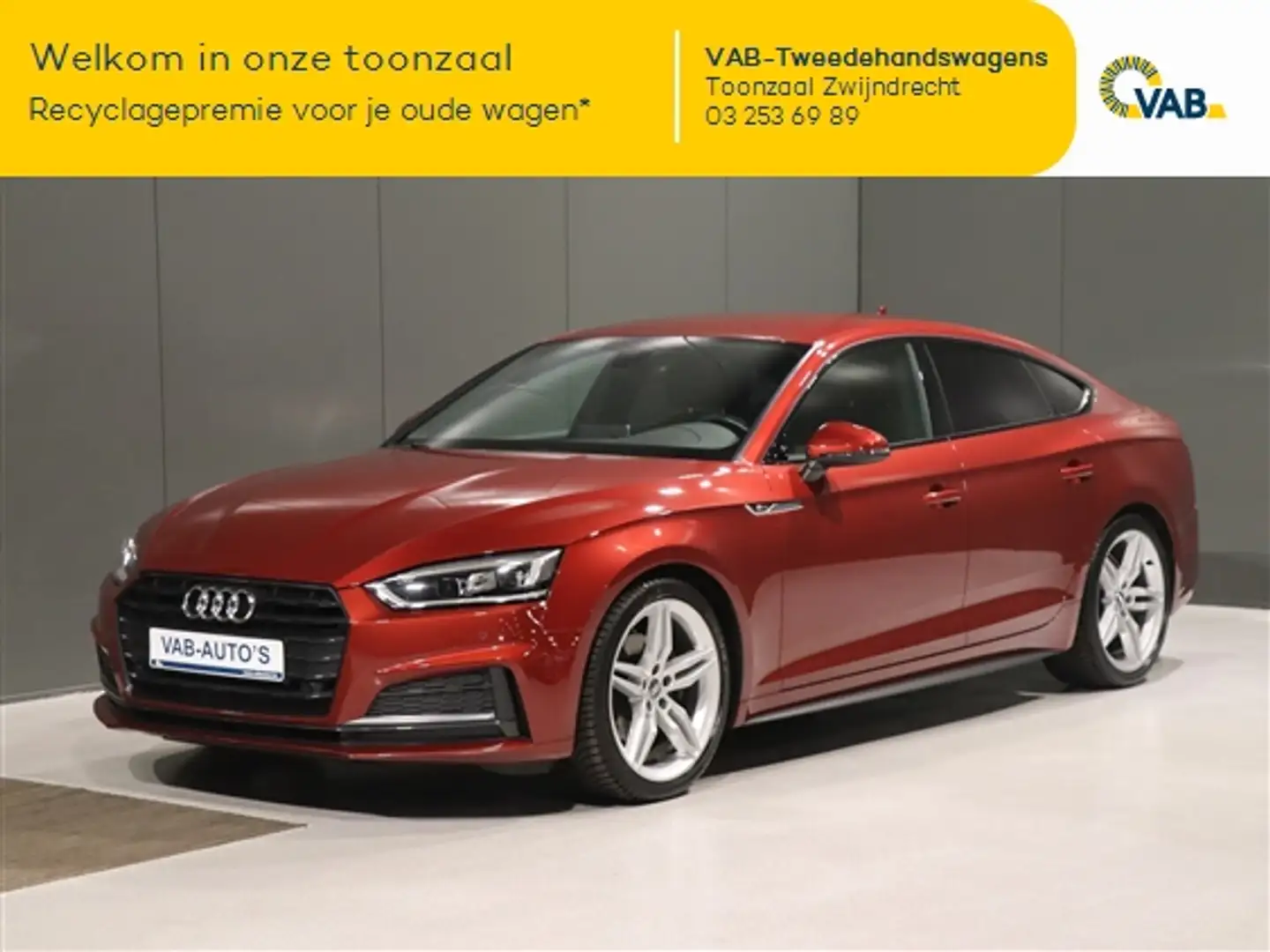 Audi A5 SPORTBACK 40TFSI SPORT S-LINE Kırmızı - 1