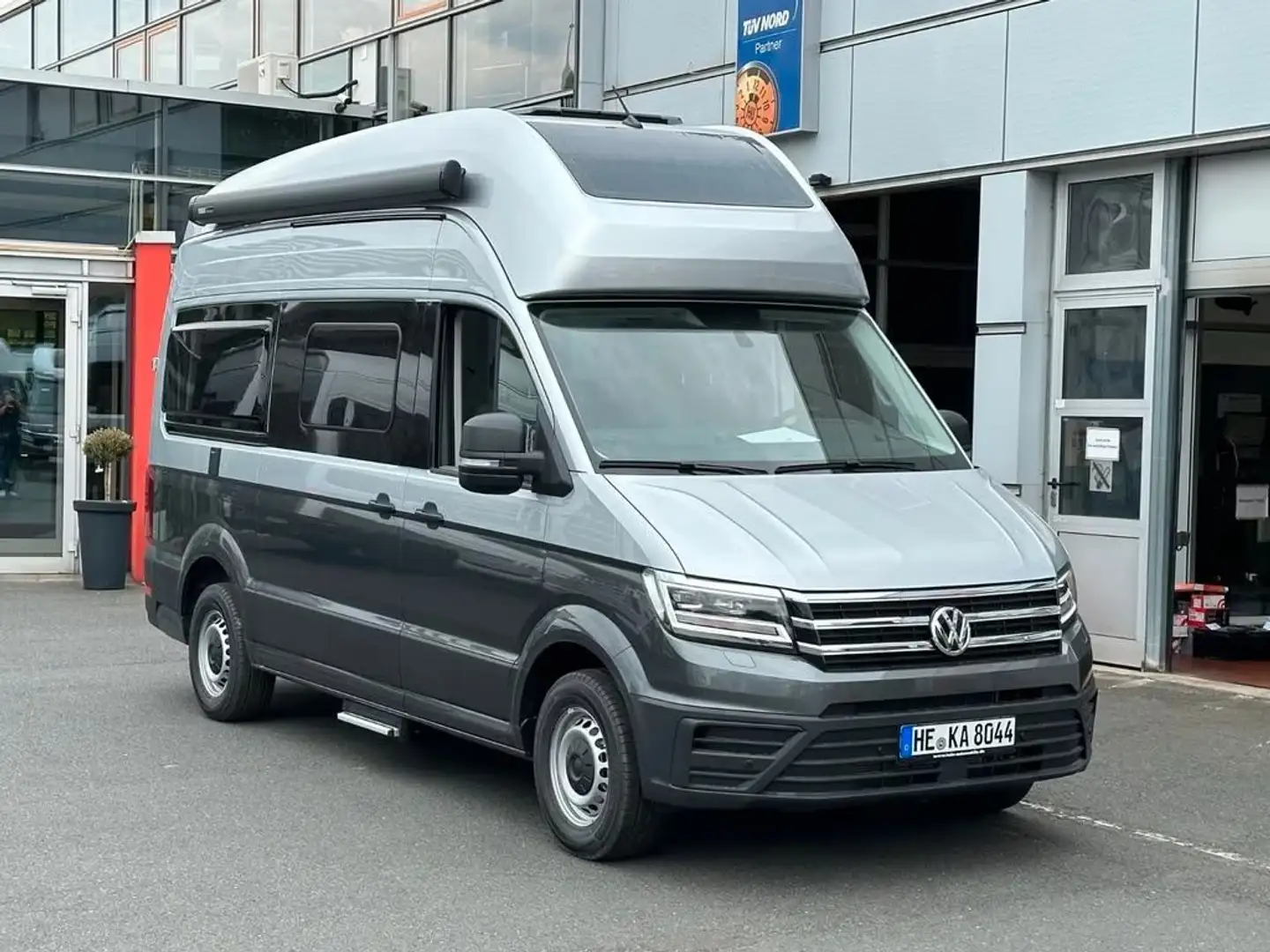Volkswagen Grand California 600*Hochbett*Solar*Lane*ACC*LED*Navi*Deutsch*Marki Grijs - 1