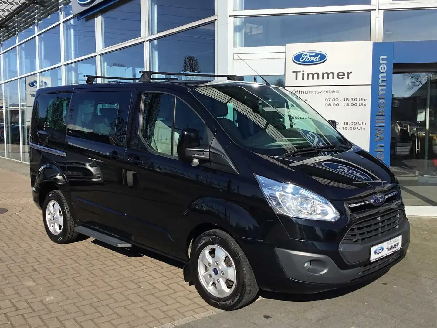 Ford Tourneo Custom 300L1 Titanium Leder, MOTOR NEU Schwarz - 1