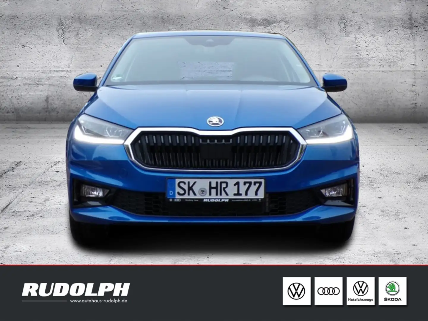Skoda Fabia 1.0 TSI Tour LED SZH Start/Stop Keyless LenkradHZG Blau - 2