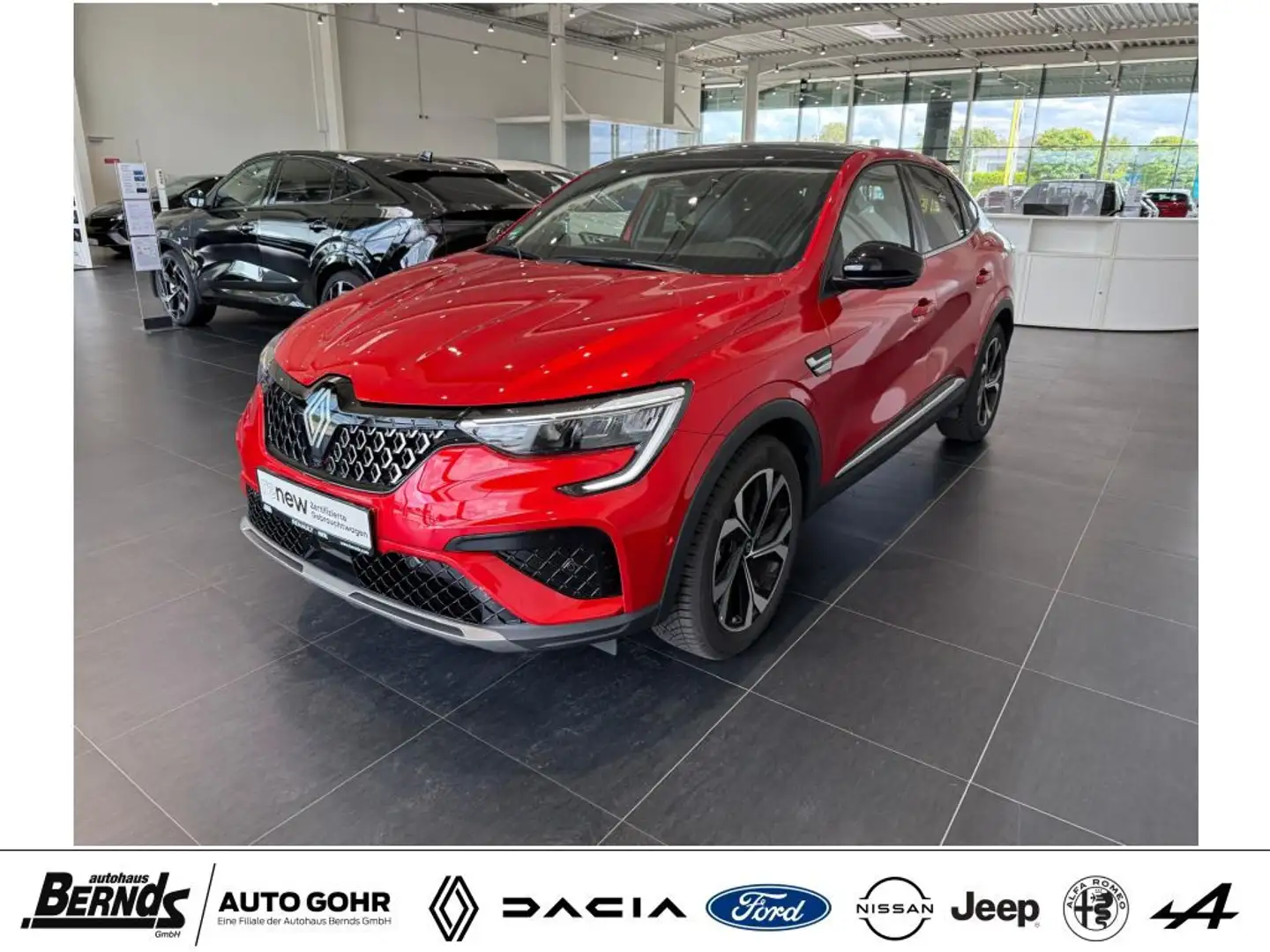 Renault Arkana TCe Mild Hybrid 140 EDC Techno AHK GJR NAVI PANO Rouge - 1