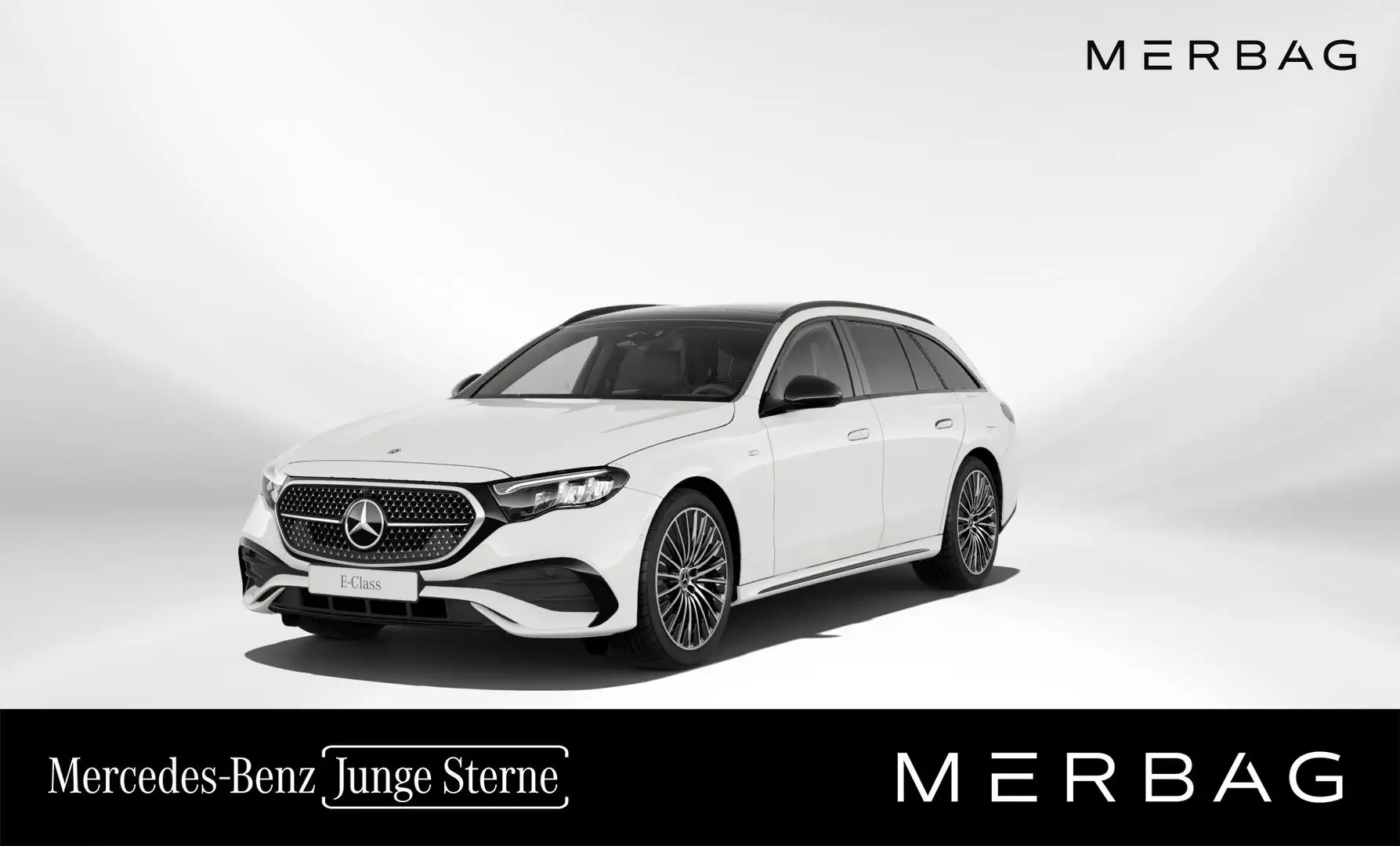 Mercedes-Benz E 300 de 4MATIC T-Modell mit EQ Hybrid Technologie Weiß - 1