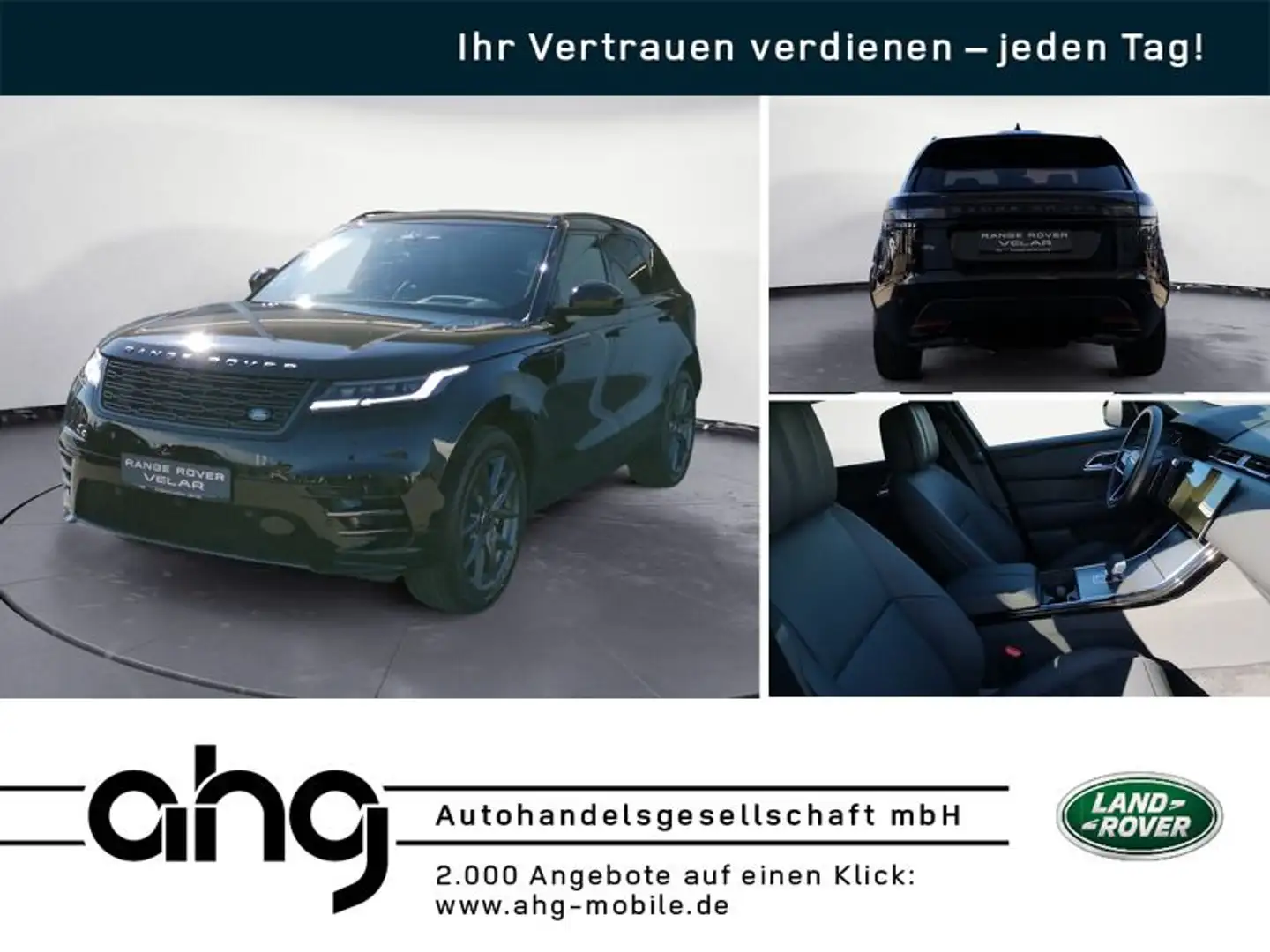 Land Rover Range Rover Velar D300 Dynamic HSE MY24 AHK HUD Noir - 1