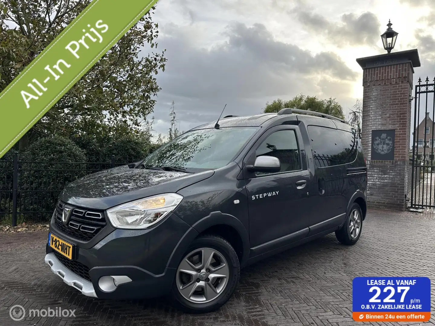 Dacia Dokker combi 1.2 TCe Lauréate Grijs - 1