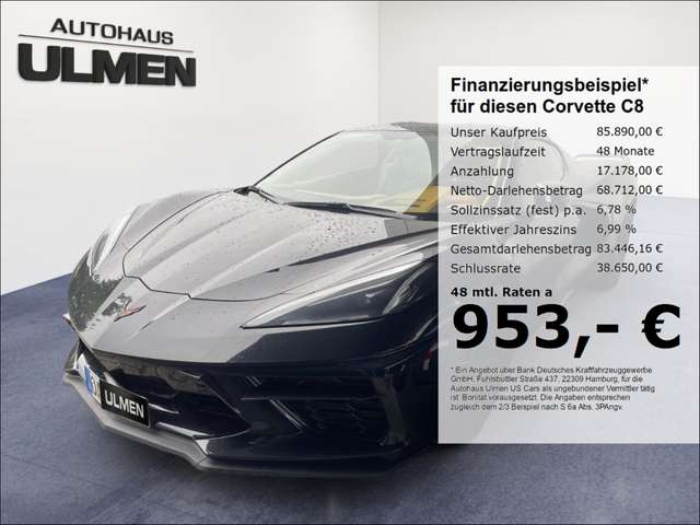 Imagine Corvette C8 Stingray 6.2 V8 3LT Z51 Magnetic COC Europamodel