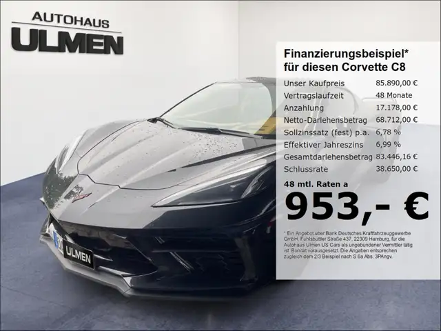 Corvette C8 Stingray 6.2 V8 3LT Z51 Magnetic COC Europamodel