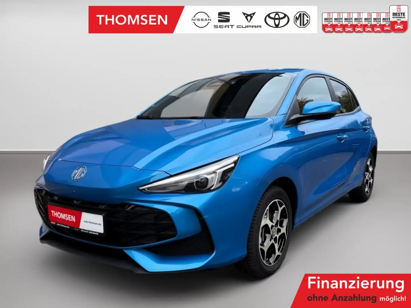 MG MG3 Hybrid+ Luxury ACC+AUT+LED+Navi+Virtual+360 Blau - 1