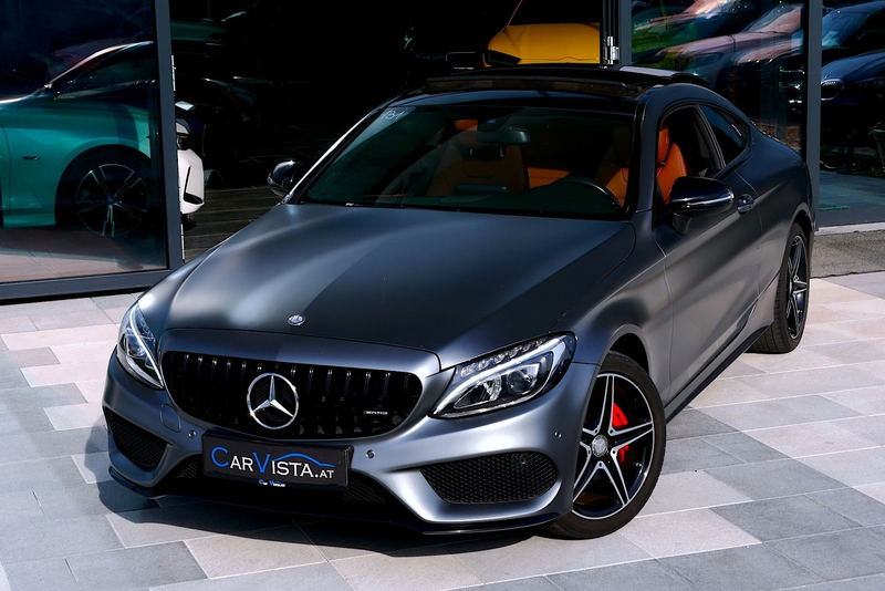 Mercedes-Benz C 200 Coupe Aut. AMG - LINE *Designo Magno - Panorama* — photo 3