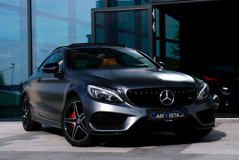 Mercedes-Benz C 200 Coupe Aut. AMG - LINE *Designo Magno - Panorama* — photo 4