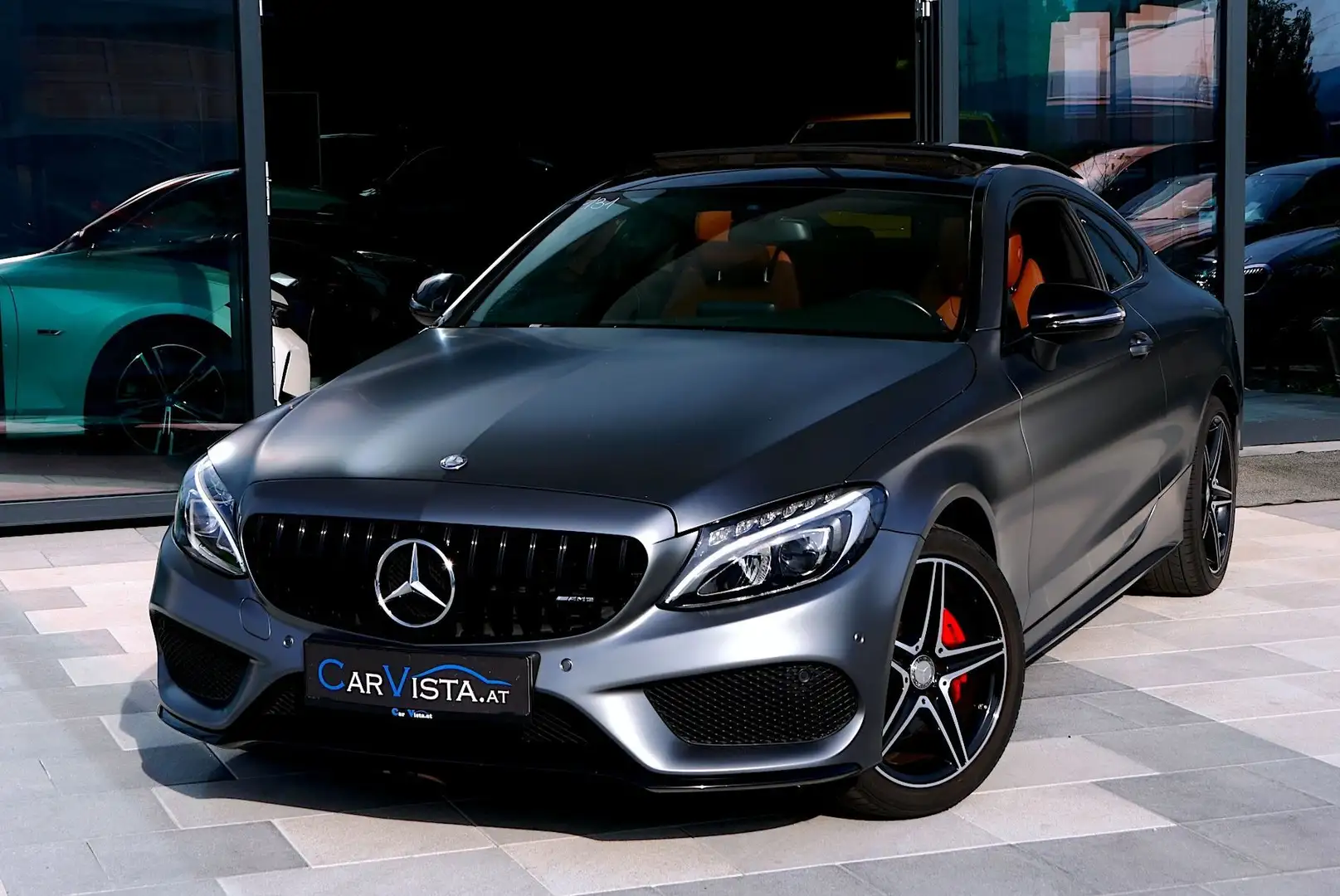 Mercedes-Benz C 200 Coupe Aut. AMG - LINE *Designo Magno - Panorama* Silber - 2