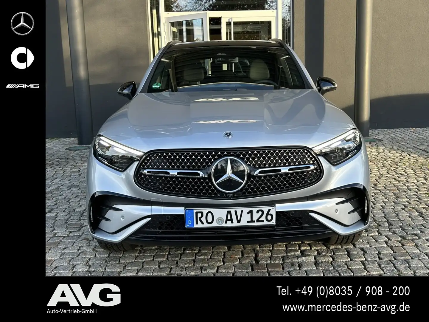 Mercedes-Benz GLC 220 GLC 220 d 4M AMG Pano AHK DIGITAL Night RF 360° Silber - 2