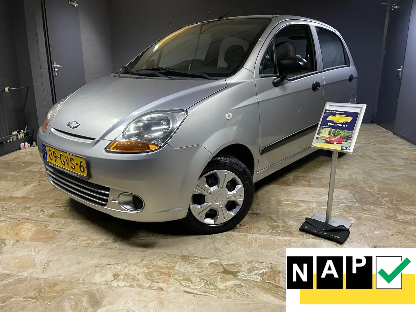Chevrolet Matiz 0.8 Spirit Airco En Zeer Zuinig Grijs - 1