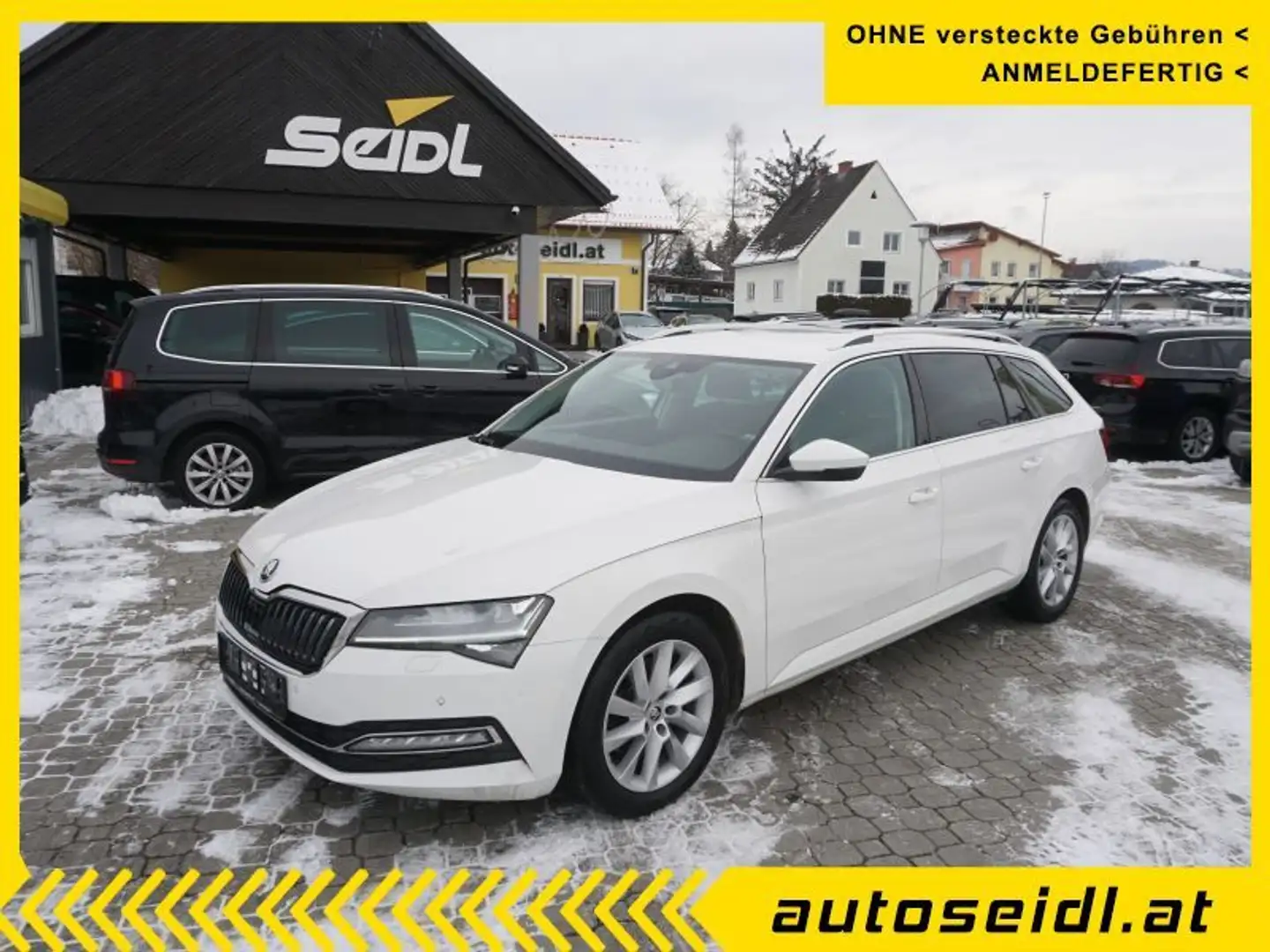 Skoda Superb Kombi 2,0 TDI Style *VIRTUAL+MATRIX+KAMERA* Weiß - 1