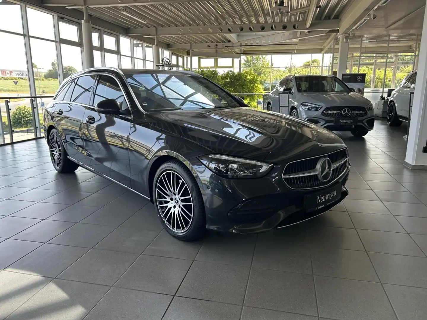 Mercedes-Benz C 200 dT-Modell+AHK+Soundsystem+Winter-Paket+CarPlay+Tot Grau - 1