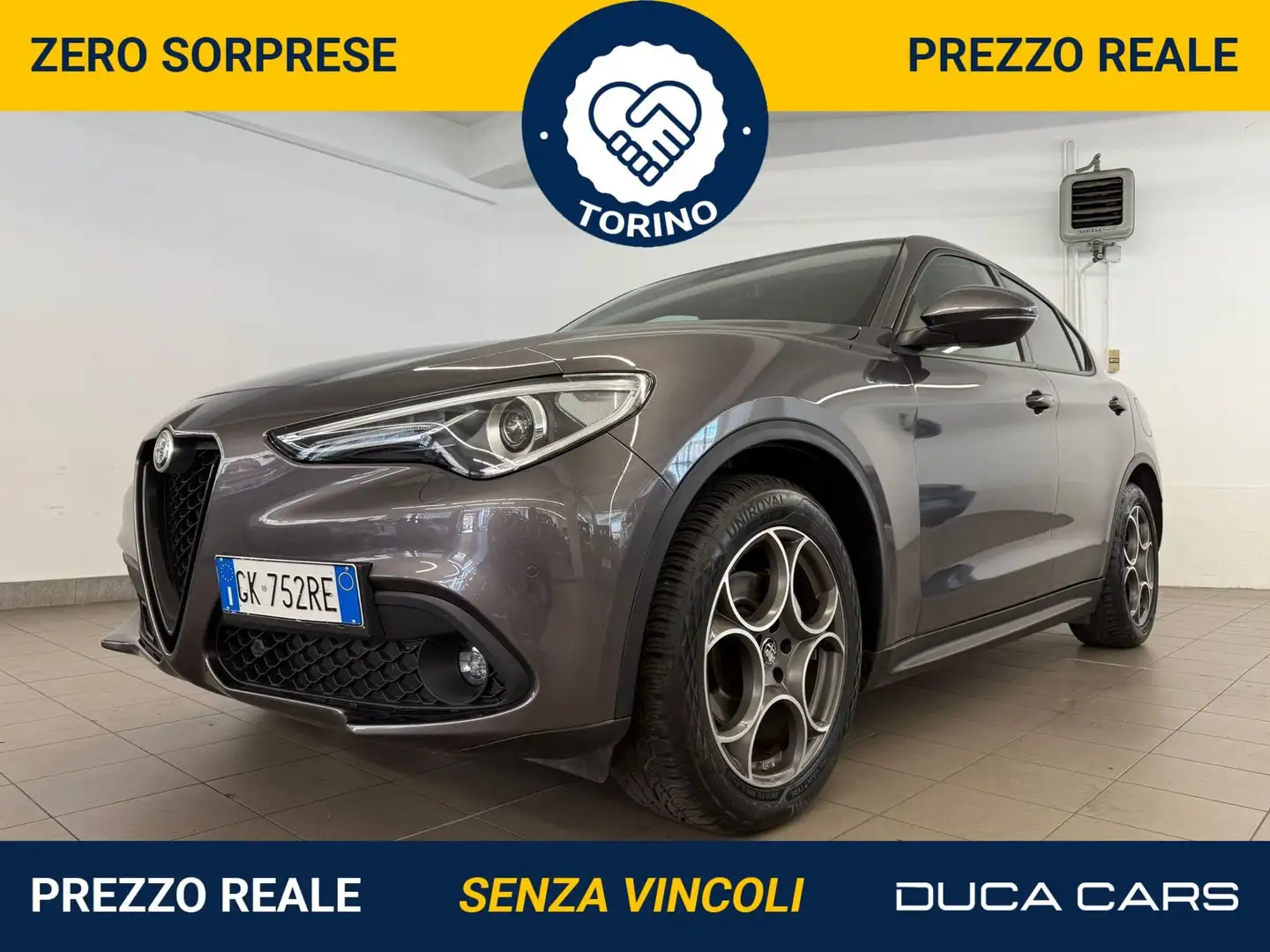 Alfa Romeo Stelvio Stelvio 2.2 Turbodiesel 190 CV AT8 Q4 Sprint Grey - 1