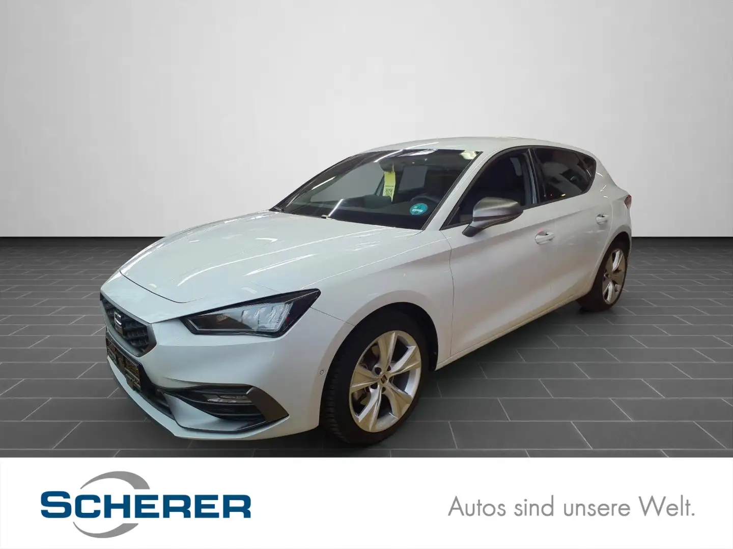 SEAT Leon 2,0 TDI DSG FR-Line RFK/NAVI/LED/PDC/Sizuhe Weiß - 1