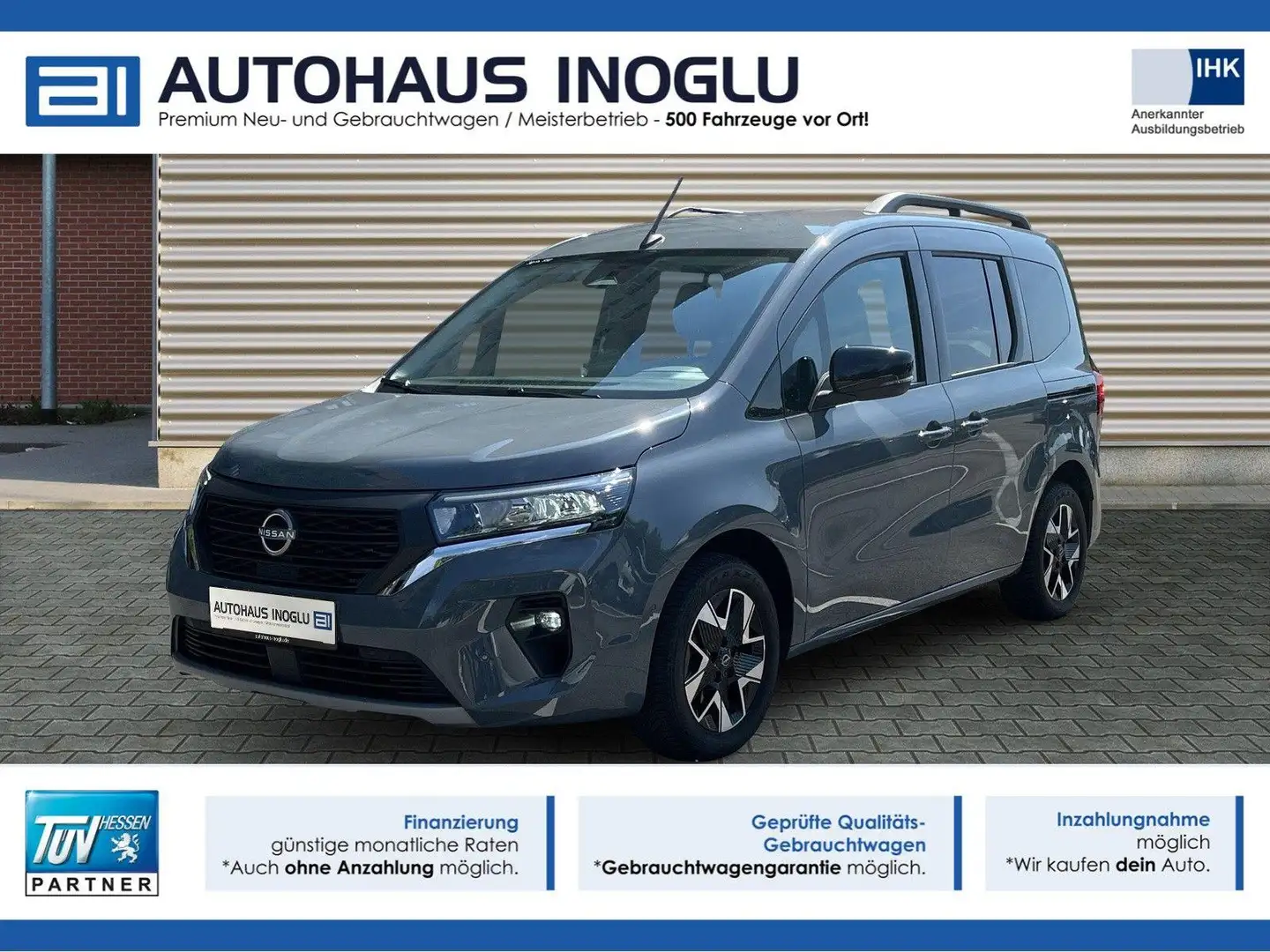 Nissan Townstar 1.3*N-Design*5Sitz*RKam*LED*Navi*Leder Grau - 1
