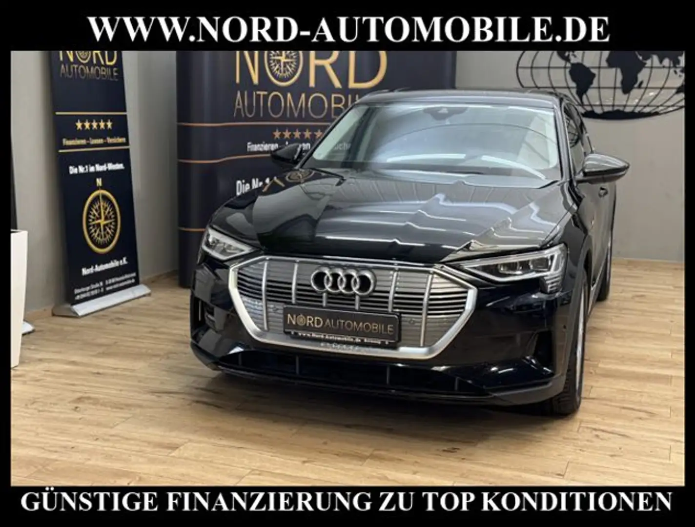Audi e-tron 55 QU.Pano/Kamera/Navi/LED/20/ Чорний - 1