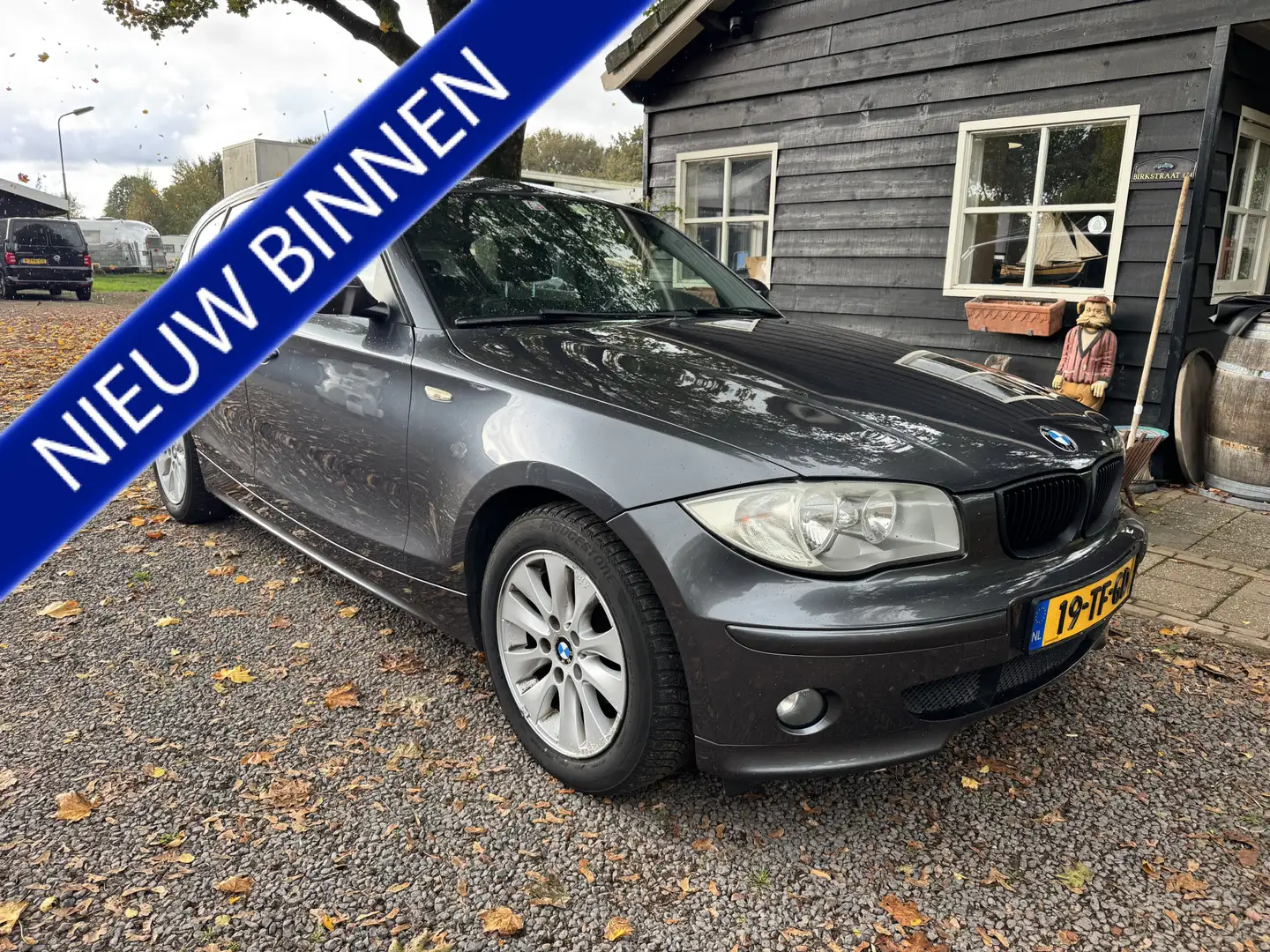 BMW 118 1-serie 118i High Executive Gris - 1